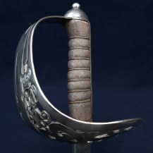 British 1895 Pattern Infantry Officers Sword with Pre Regulation Field Scabbard 14